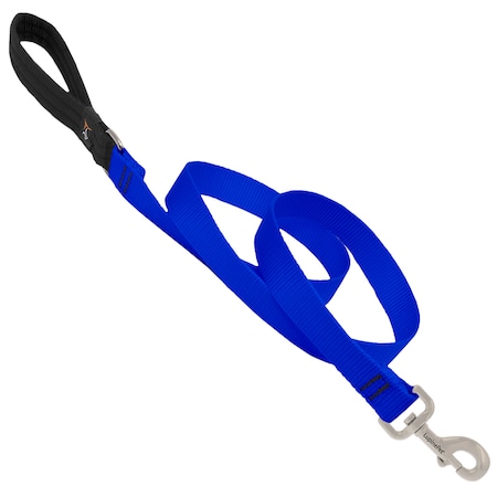 Lupine LupinePet Basic Solids Blue Blue Nylon Dog Leash 17559